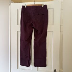 Nine West Women's Dark Red Straight Leg Jeans